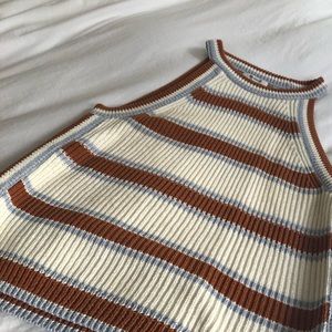 Striped Madewell Sweater Tank